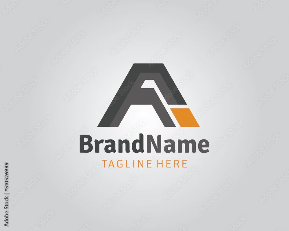 Abstract Letter F and A Logo Design. Abstract Letter F and A Logo Design.