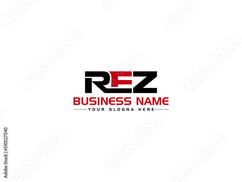 Minimalist REZ Logo Icon, Creative RE Logo Letter Vector Image Design For Your Modern Business photo