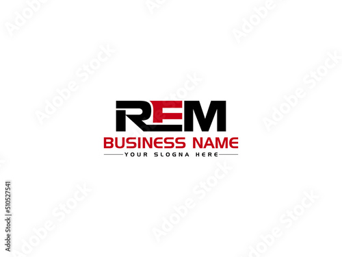Minimalist REM Logo Icon, Creative RE Logo Letter Vector Image Design For Your Modern Business