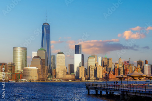 Manhattan city skyline cityscape of New York from New Jersey © f11photo