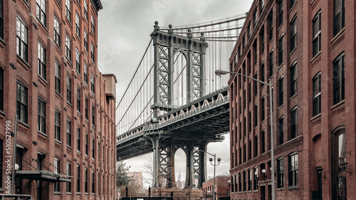  Manhattan Bridge in New York City in USA © f11photo