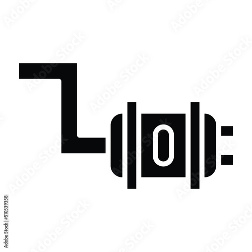 Exhaust Pipe Icon Style
