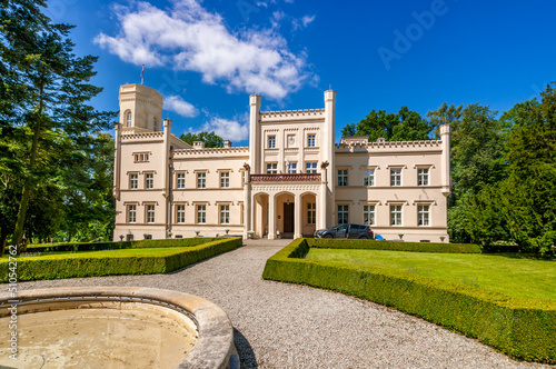 Neo-gothic Palace from 19th century. Mierzecin, Lubusz Voivodeship, Poland © Darek Bednarek