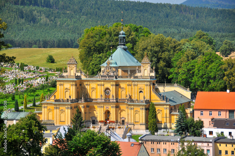 Basilica of the Visitation. Wambierzyce, Lower Silesian Voivodeship, Poland.