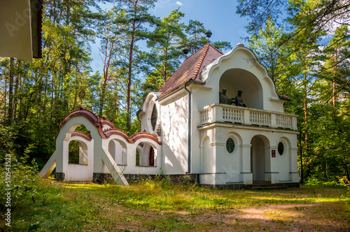 Fotografia, Obraz Wiele - village in Pomeranian Voivodeship, Poland