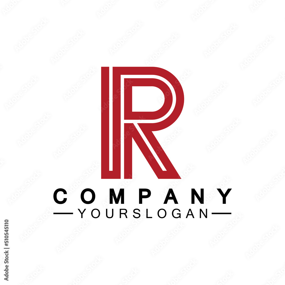 Letter R Monogram Logo Design Brand Identity Logos Designs Vector Illustration Template Letter R Monogram Logo Design Brand Identity Logos Designs Vector Illustration Template