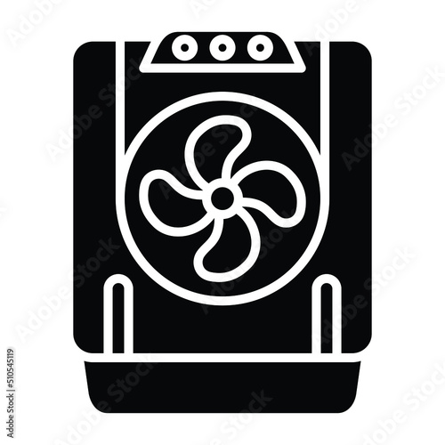Air Cooler Icon Style