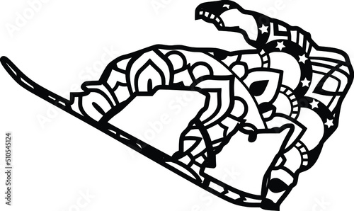 Mandala design. You can change the color and size of the design. Will fit well as a design on a shirt or in your shadow box. You can also use laser cutters like Cricut, Glowforge