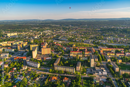 the city from a bird's eye view