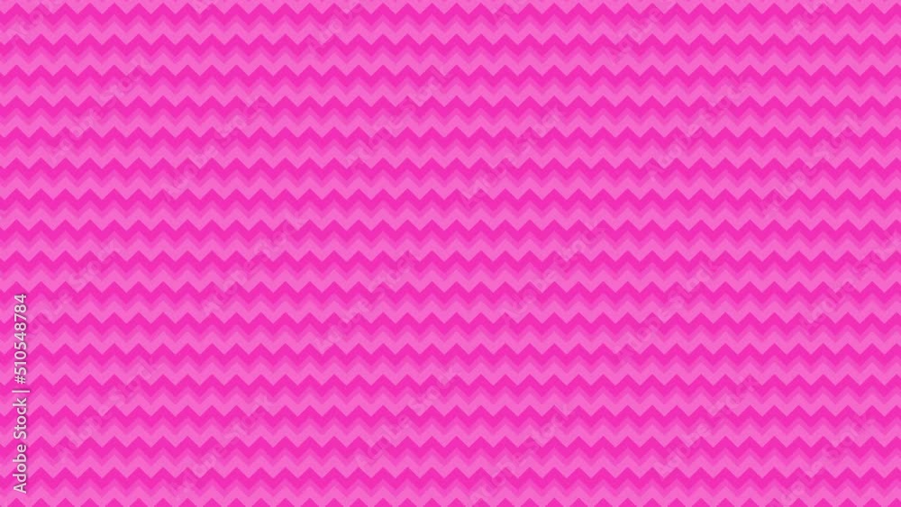 Motion pink background with moving up zigzag lines.