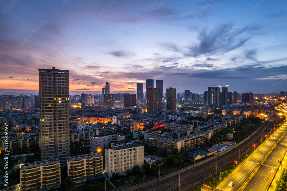 Fototapeta premium City skyline of Kunming China