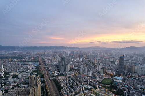 City skyline of Kunming China © 哲 樊