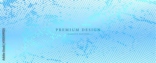 Premium background design with diagonal blue line pattern. Vector horizontal template for digital lux business banner, formal invitation, luxury voucher, prestigious gift certificate