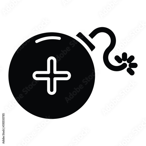 Pirate Bomb Icon Style