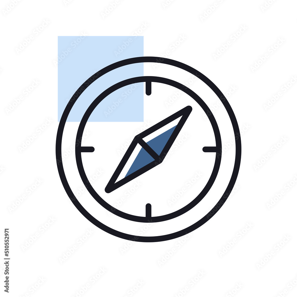 Compas vector isolated icon. Navigation sign Compas vector isolated icon. Navigation sign