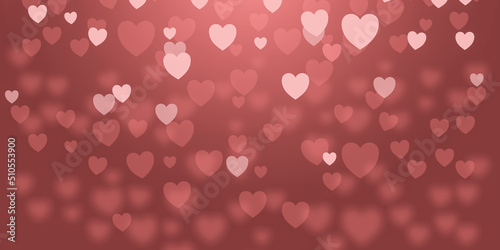 valentine background with hearts photo