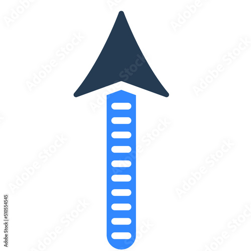 Arrow, start, up icon