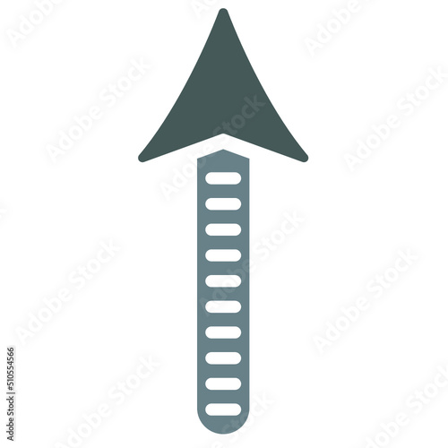 Arrow, start, up icon