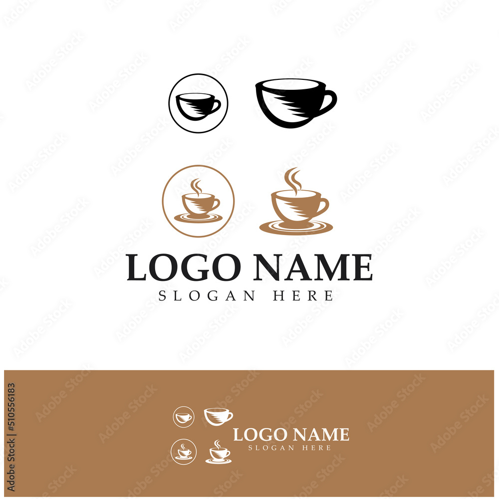 Coffee cup Logo Template Coffee cup Logo Template