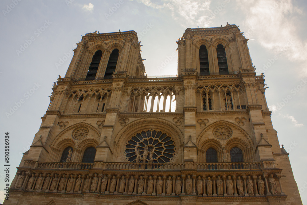 Cathedral of Notre-Dame de Paris in Paris, France