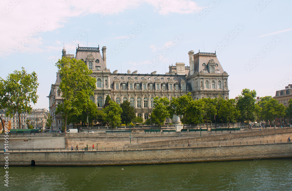 Old buildings on the island of Cite in Paris, France Old buildings on the island of Cite in Paris, France