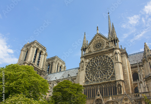 Cathedral of Notre-Dame de Paris in Paris, France