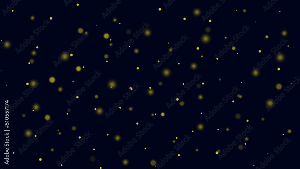 Yellow sparkling dust particles Yellow sparkling dust particles