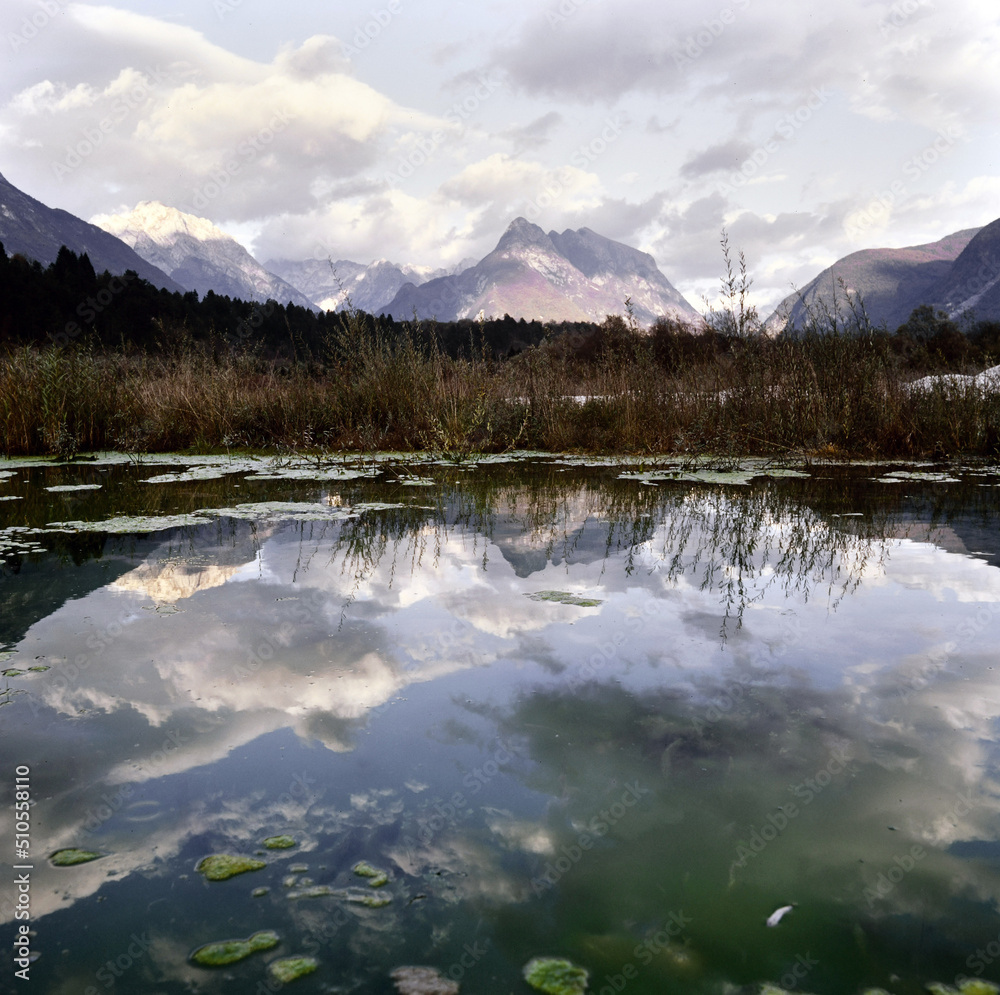 Naklejka premium Slowenische Alpen