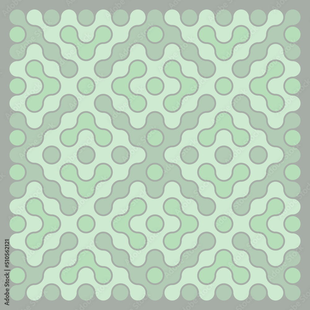 Multicolor truchet tiling connections illustration Multicolor truchet tiling connections illustration