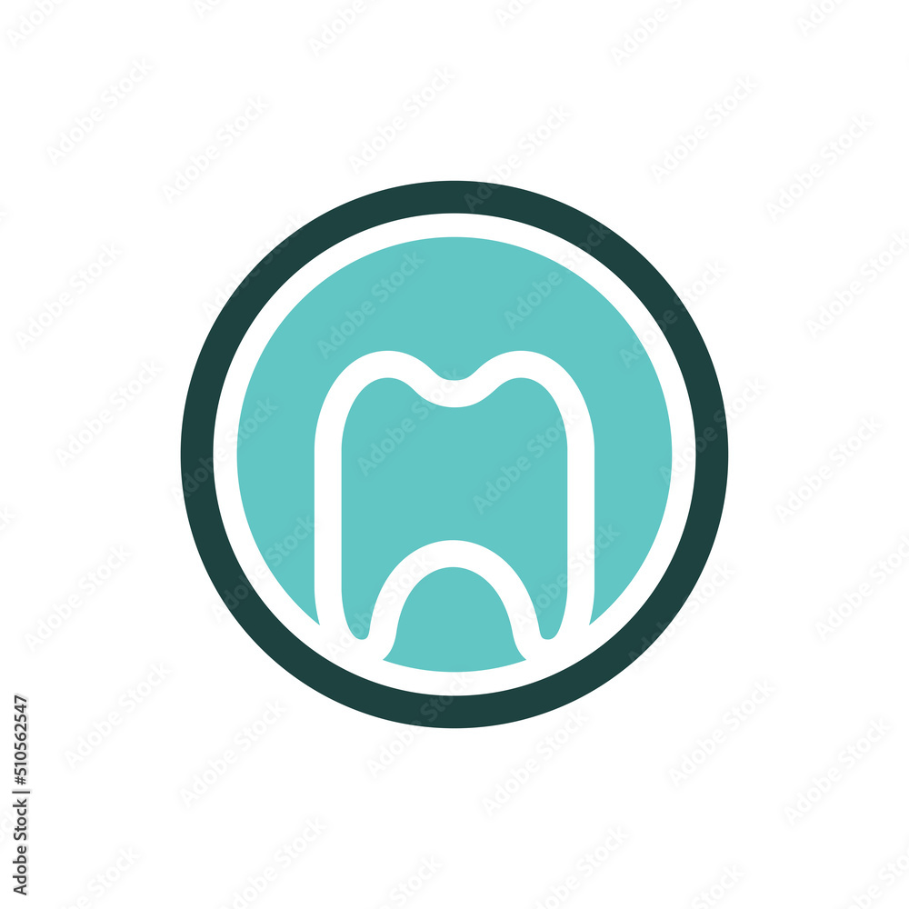 Dental clinic logo, simple tooth icon design - Vector Dental clinic logo, simple tooth icon design - Vector