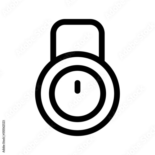 lock icon or logo isolated sign symbol vector illustration - high quality black style vector icons 