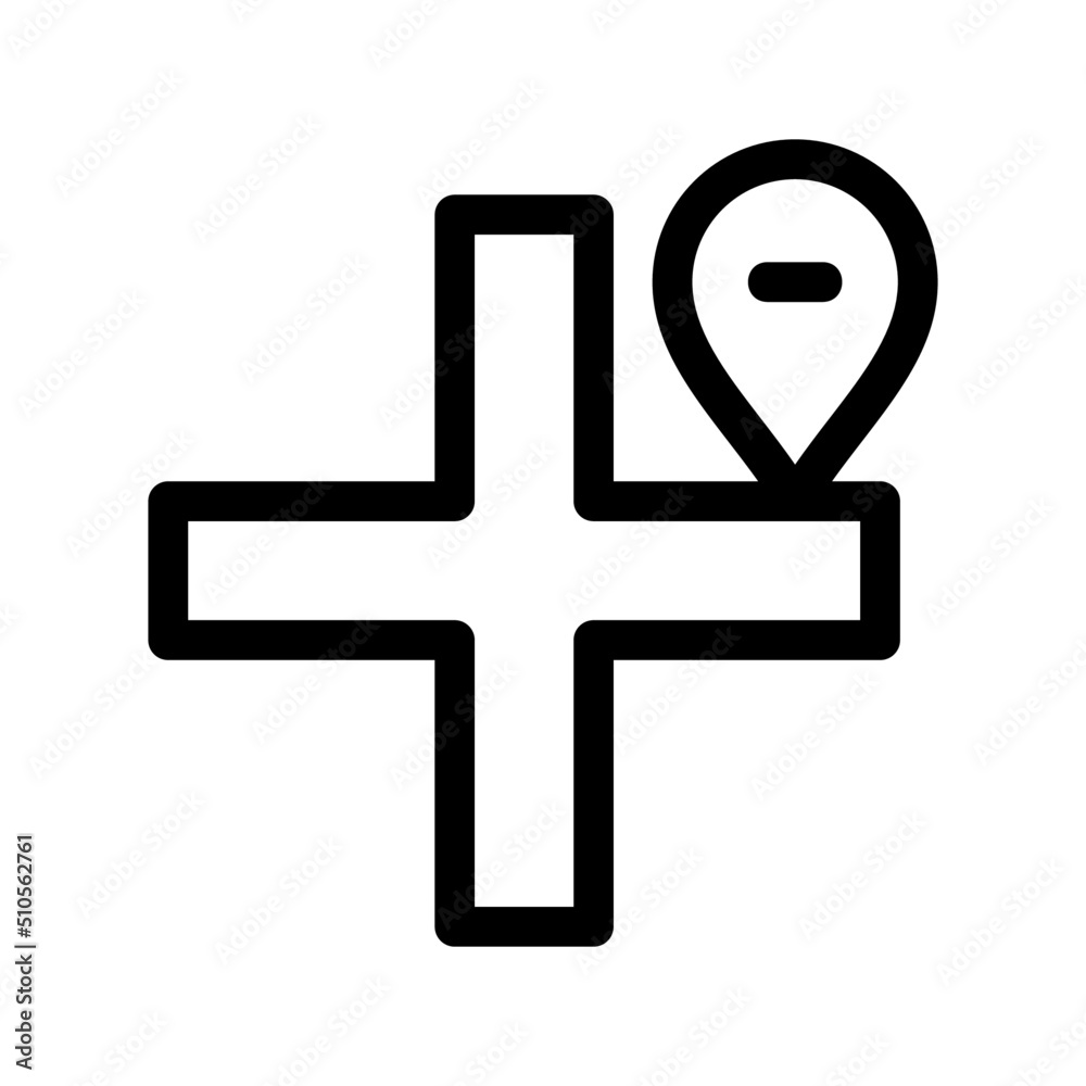 Obraz premium map icon or logo isolated sign symbol vector illustration - high quality black style vector icons 