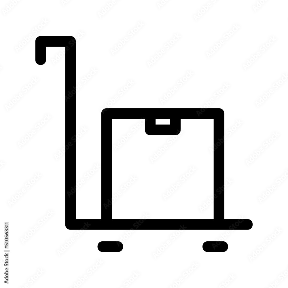 parcel icon or logo isolated sign symbol vector illustration - high quality black style vector icons
