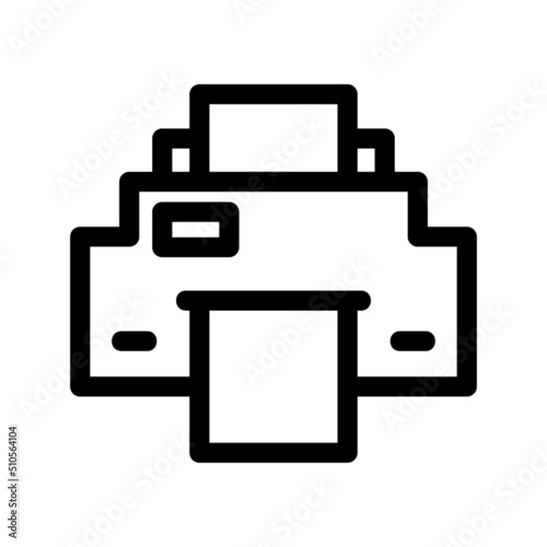 printer icon or logo isolated sign symbol vector illustration - high quality black style vector icons  © emka angelina