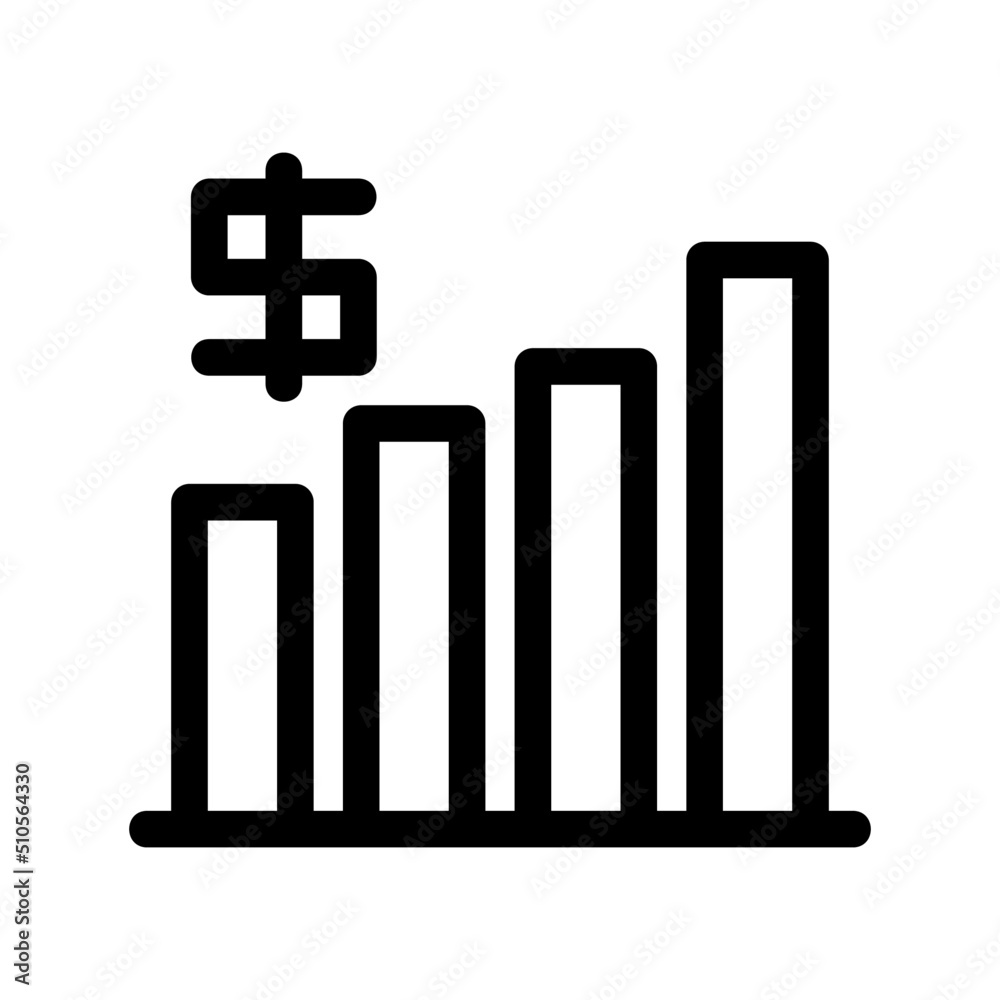 profit icon or logo isolated sign symbol vector illustration - high quality black style vector icons
