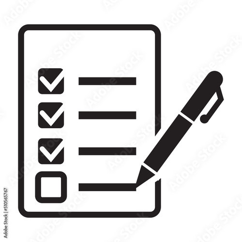 checklist icon vector