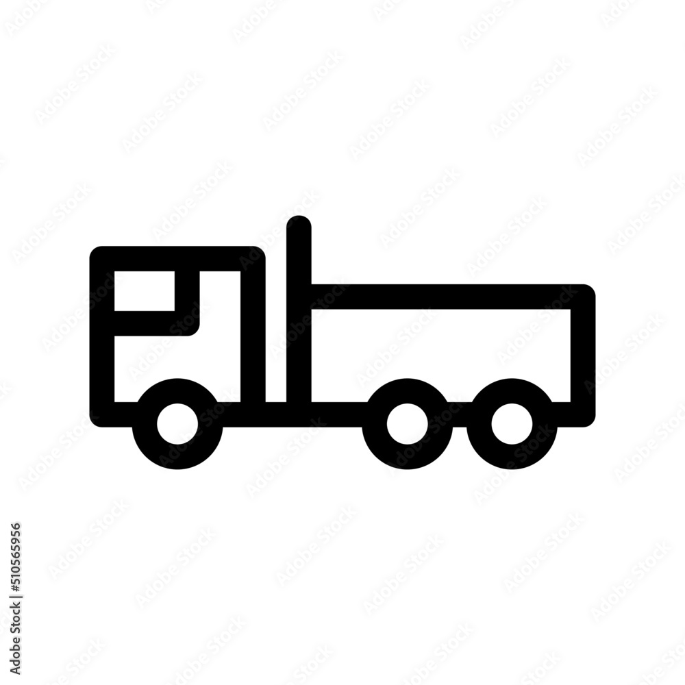 truck icon or logo isolated sign symbol vector illustration - high quality black style vector icons
