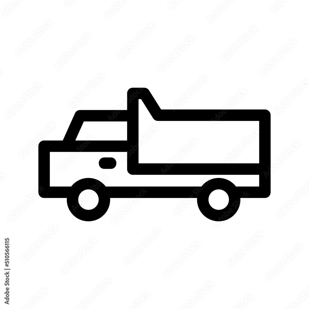 truck icon or logo isolated sign symbol vector illustration - high quality black style vector icons

