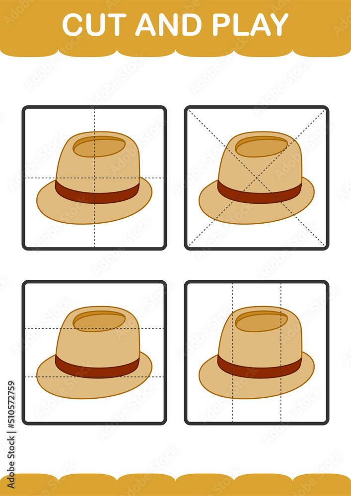 Cut and play with Fedora Hat Cut and play with Fedora Hat
