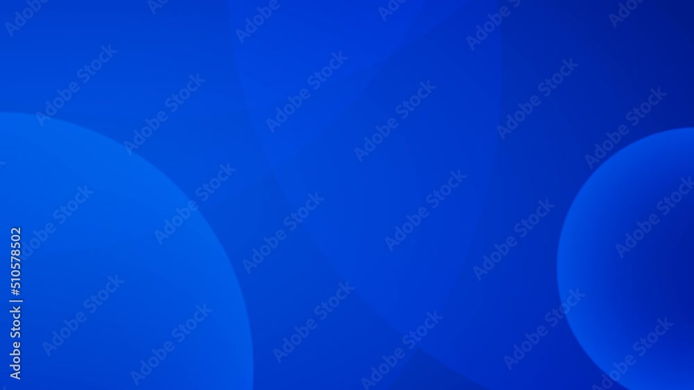 Blue Circles Fade 3d animation loop background