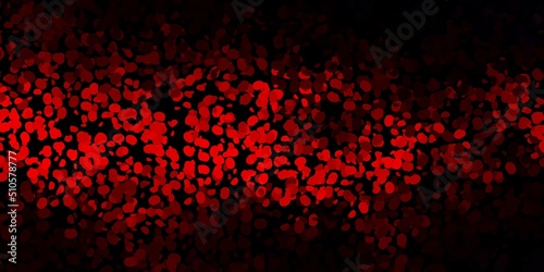 Dark red vector pattern with abstract shapes.