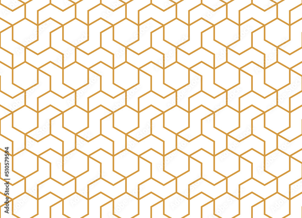 The geometric pattern with lines. Seamless vector background. White and gold texture. Graphic modern pattern. Simple lattice graphic design The geometric pattern with lines. Seamless vector background. White and gold texture. Graphic modern pattern. Simple lattice graphic design