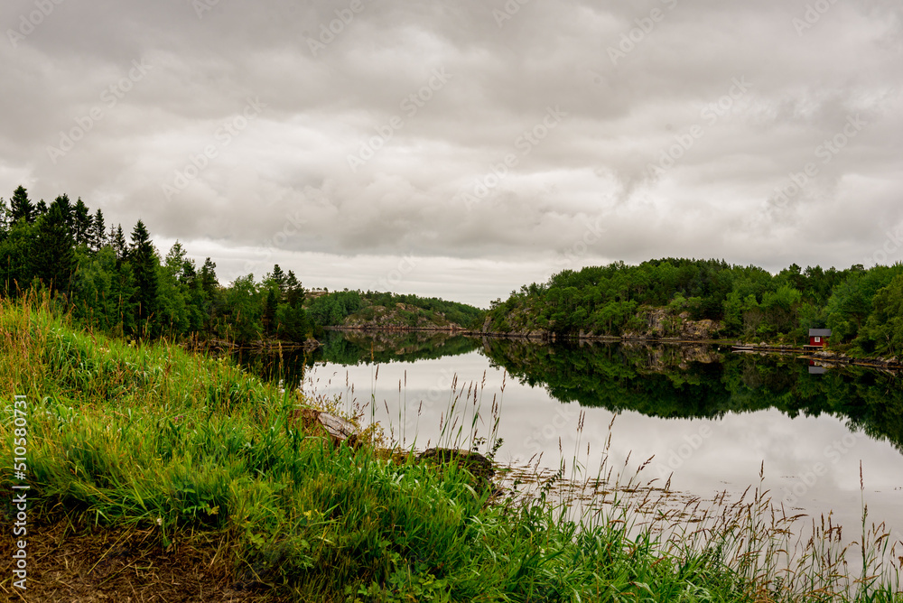 landscape with river and clouds landscape with river and clouds