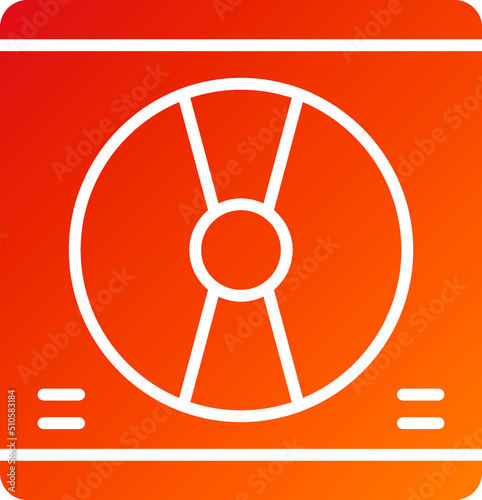 Compact Disk Icon Style