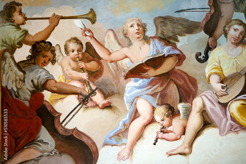 Canvas Print Sanctuary of Varallino, at Galliate, Novara province