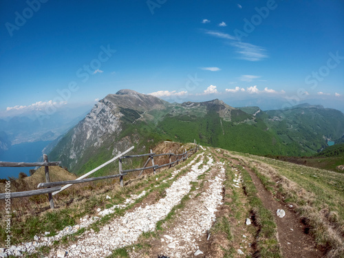 Monte Baldo mountain range in the Italian Alps, located in the provinces of Trento and Verona, Italy, Europe