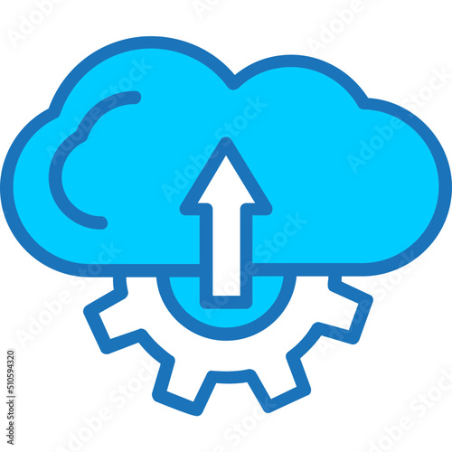 Cloud Uploading Icon