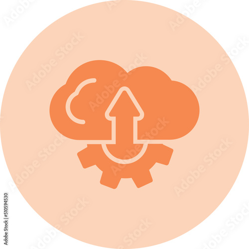 Cloud Uploading Icon
