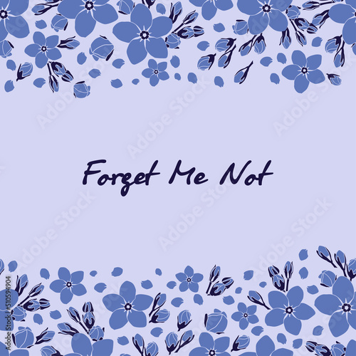 Forget Me Not flowers