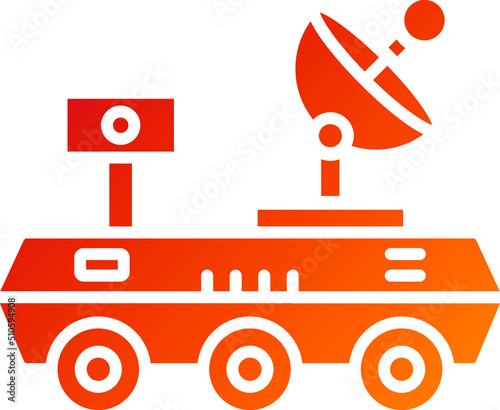 Mars Rover Icon Style